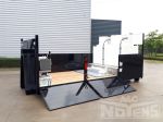 902037 ingewerkte schaarliftsysteem heftafel installatie wegsignalisatie